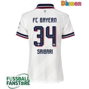 Bayern Munich Ismael Saibari #34 Replik Auswärtstrikot Damen 2026-27 Kurzarm